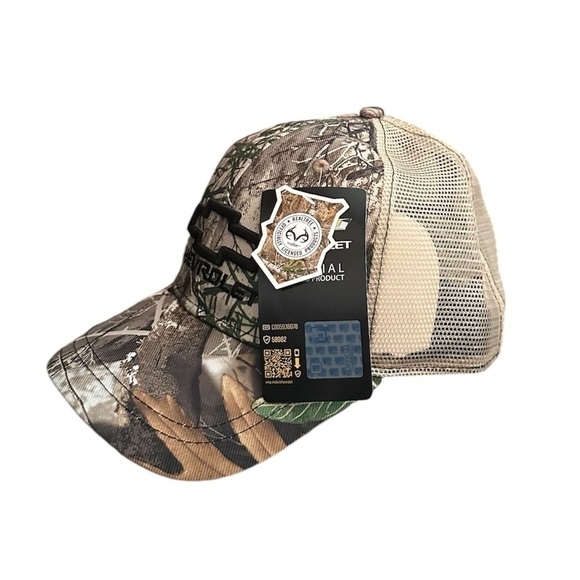 NWT Chevrolet Chevy Camouflage Snap Back Baseball Cap - Mesh Back Trucker Hat - Picture 3 of 10
